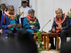 UN Generalsekretär António Guterres besucht Tonga 