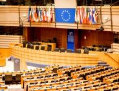 Sitzungssaal des EU-Parlament 