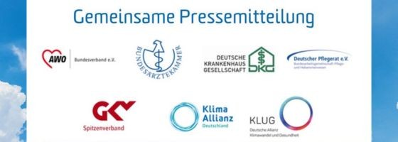 Logoteppich der Initiatoren des Hitzeaktionstages 
