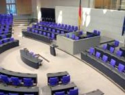 Plenarsaal deutscher Bundestag 